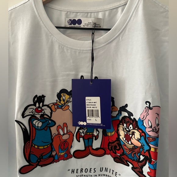 Looney Tunes 100 Years T Shirt Size Large Brand New - Picture 9 of 10